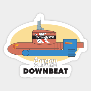 'Downbeat' from 'Stingray' TV series Sticker